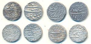 Farrukhsiyar, Silver Rupee (4), Mustaqir al-Mulk Akbarabad Mint, AH 1130/7; Dar-us-Sultana