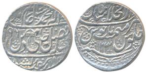 Shah Alam II, Silver Rupee, 11.31g, Dar ul-Khilafat Shahjahanabad Mint, AH (1)194/23, umbr