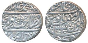 Shah Alam II, Silver Rupee, 11.26g, Dar ul-Khilafat Shahjahanabad Mint, AH 1205/33, umbrel
