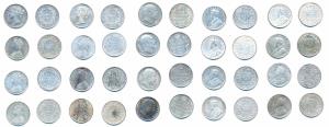 Silver Rupee (20), Victoria Queen (2), 1840, Divided legend; Victoria Queen, 1862; Victori
