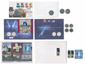Great Britain, 1999, Winston Churchill, 125th Anniversary of his Birth, within First Day C