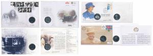 Great Britain, 2007, Royal Diamond Wedding Anniversary, 60 Years, Copper Nickel 5 Pounds, 