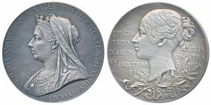 Victoria’s Diamond Jubilee Medal, Silver, 84.32g, 1837-1897, obv. matured bust of the Quee