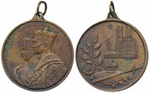 George VI Coronation Medal, Copper, obv. conjoined busts of George VI and Elizabeth, rev. 