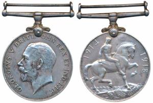 British War Medal 1914-18, George V, Silver, awarded to 850 MHW. H-S-K Dinshaw N. Desai Su