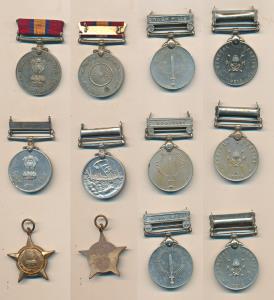 General Service, Goa 1961 Bar, awarded to 4140274 Sep Ramji Lal Kumaon Regiment; Naga Hill