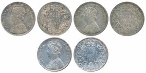Victoria Empress, Silver Rupee, 1882, Bombay Mint, A3 / IV / dot, (Prid listed as 159); 18