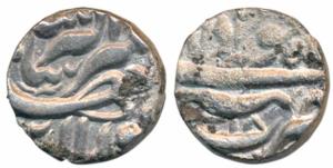 Jahangir, Silver Rupee, 10.84g, Tatta Mint, Month Khurdad, RY 18 (KM 145.17). About Extrem
