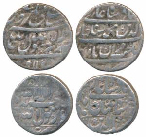 Shah Jahan, Silver Rupee, 10.32g, Burhanpur Mint, (KM 226.2); Daulatabad Mint, AH 1057/21,