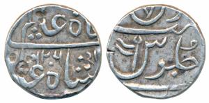 Gulshanabad Nasik Mint, Silver Rupee, ‘Ra’ in Nagri on obv., flag pointing left as mint ma