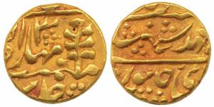 Man Singh II (AH 1341-1369; 1922-1949 AD), Gold Mohur, 10.8 g, with the name of George V, 