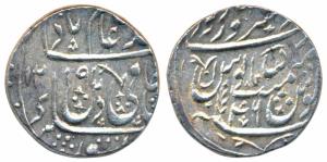 Dar ul- Sarur Saharanpur Mint, Silver Rupee, 11.1g, in the name of Shah Alam II, AH 1219/4