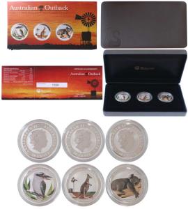 Australia, Elizabeth II, Silver 50 Cents, 15.5g, 2012, Australian Kookaburra, Kangaroo & K