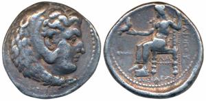 Kingdom of Macedonia, Philip III Arrhidaios (323-317 BC), Silver Tetradrachm, 17.06g, in t