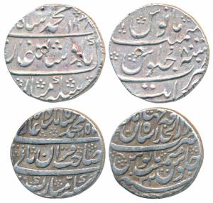 Muhammad Shah, Silver Rupee, 11.5g, Khambayat Mint, AH 1138/8; Dar-ul-Khilafat Shahjanabad