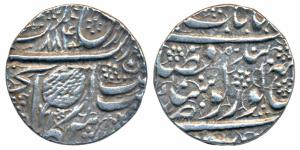Amritsar Mint, Silver Rupee, VS 1884/90, Gobindshahi couplet, (Herrli 01.21.04, KM 21.1). 