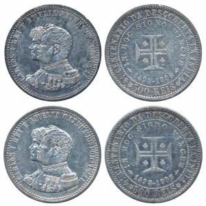 Portugal, Carlos I, Silver 500 Reis (2), 1898, 400th Anniversary of Discovering India 1498