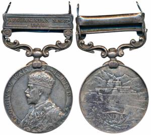 India General Service Medal, George V, Silver, Afghanistan North West Frontier 1919, award