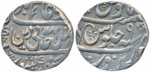 Mahadji Rao (AH 1175-1209; 1761-1794 AD), Silver Rupee, 11.12g, Narwar Mint, in the name o