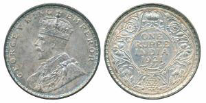 George V, Silver Rupee, 1921, Bombay Mint (Prid 227). Uncirculated.
