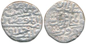 Khidr Khan/Khizr Khan (AH 817-824; 1414-1421 AD), Silver Tanka, 10.23g, in the name of Muh