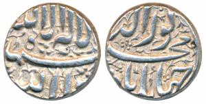 Jahangir (AH 1014-1037; 1605-1627 AD), Silver Rupee, 11.55g, Elichpur Mint, Kalima in flor