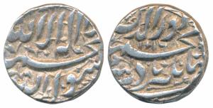 Jahangir, Silver Rupee, 11.45g, Elichpur Mint, AH 1016, Kalima in floral background (KM 14