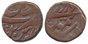 Taimur Shah (AH 1186-1207; 1772-1793 AD), Copper Falus, 11.73g, Multan Mint, mint name at 