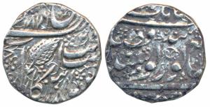 Amritsar Mint, Silver Rupee, 10.95g, Nanakshahi couplet, VS 1876 (KM 22.2). Very Fine.