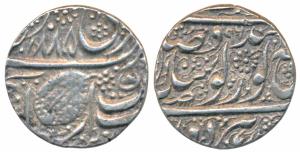 Ranjit Singh, Amritsar Mint, Silver Rupee, 11.12g, Gobindshahi couplet, VS 1885 / 96, a fl