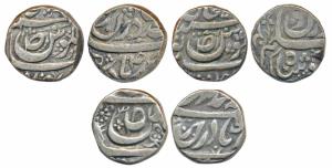 Sikandar Ali Khan (AH 1276-1288; 1859-1871 AD), Silver Rupee (3), in the name of Ahmed Sha
