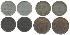 Assorted lot, Portugal, Carlos I, Copper 20 Reis, 1892 (KM 533); Mozambique, all different