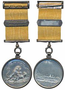 East India Company Medal For Seringapatam, Silver, with loop for suspension, the British L