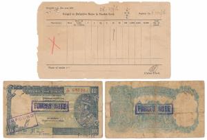 George VI, Rupees 10, 1st issue, 1938, signed J. B. Taylor, prefix E, with a stamp of Impo