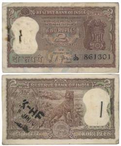 Rupees 2 bundle, 1968, signed L. K. Jha, (J&R 6.2.6.2). Extremely Fine, Scarce. (100)