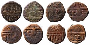 The symbol of the Sword in different forms and shapes with different weights on the obvers
