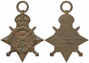 First World War, 1914 Star Medal, Bronze, awarded to No 2057 Lance Duffadar Bela Singh 29 