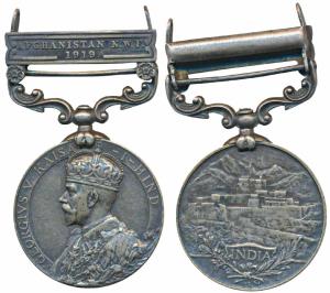 India General Service Medal, George V, Silver, Afghanistan North West Frontier 1919, award