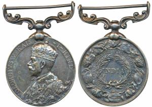 Long Service and Good Conduct, George V, Silver, 39.3g, awarded to 997 Sowar Rifoutulah Kh