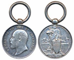 King's Police and Fire Service Miniature Medal, Edward VII, Silver Miniature Medal, 5g, re