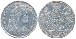 George I (1714-1727), Coronation 1714, 3.35g, obv. laureate and armoured bust to right, re