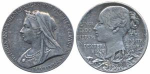 Victoria’s Diamond Jubilee Medal, Silver, 9.6g, 1837-1897, obv. matured bust of the Queen 
