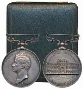 Dr. John McLennan, Silver Medal, 50.48g, Prize Medal of the Grant Medical College (the ren