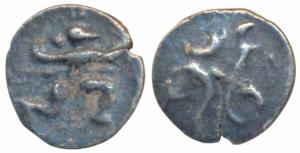 Wai Region, in the name of Bukka Raya (c. 1344-1350’s AD), Silver Tara Fanam, 0.25g, obv. 