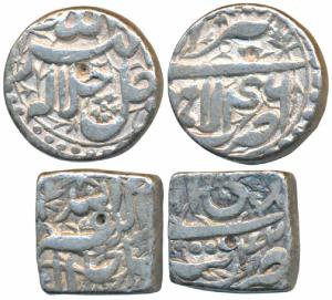 Akbar (AH 963-1014; 1556-1605 AD), Silver Rupee, 11.29g, Lahore Mint, Ilahi type, Month Ti
