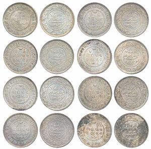 Khengarji III, Silver 5 Kori (8), with the name of George VI, VS 1993/1937 AD (4), VS 1994