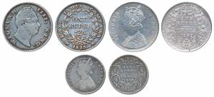 Victoria Empress, Silver ½ Rupee, 1886, Calcutta Mint, A / I / C incuse (Prid 270); Willia