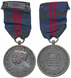 Delhi Durbar Medal 1911, George V, Silver, obv. conjoined busts of King George V and Queen