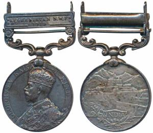 India General Service Medal, George V, Silver, Afghanistan N.W.F. 1919 bar, awarded to Sep