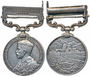 India General Service Medal, George V, Silver, Afghanistan North West Frontier 1919, award